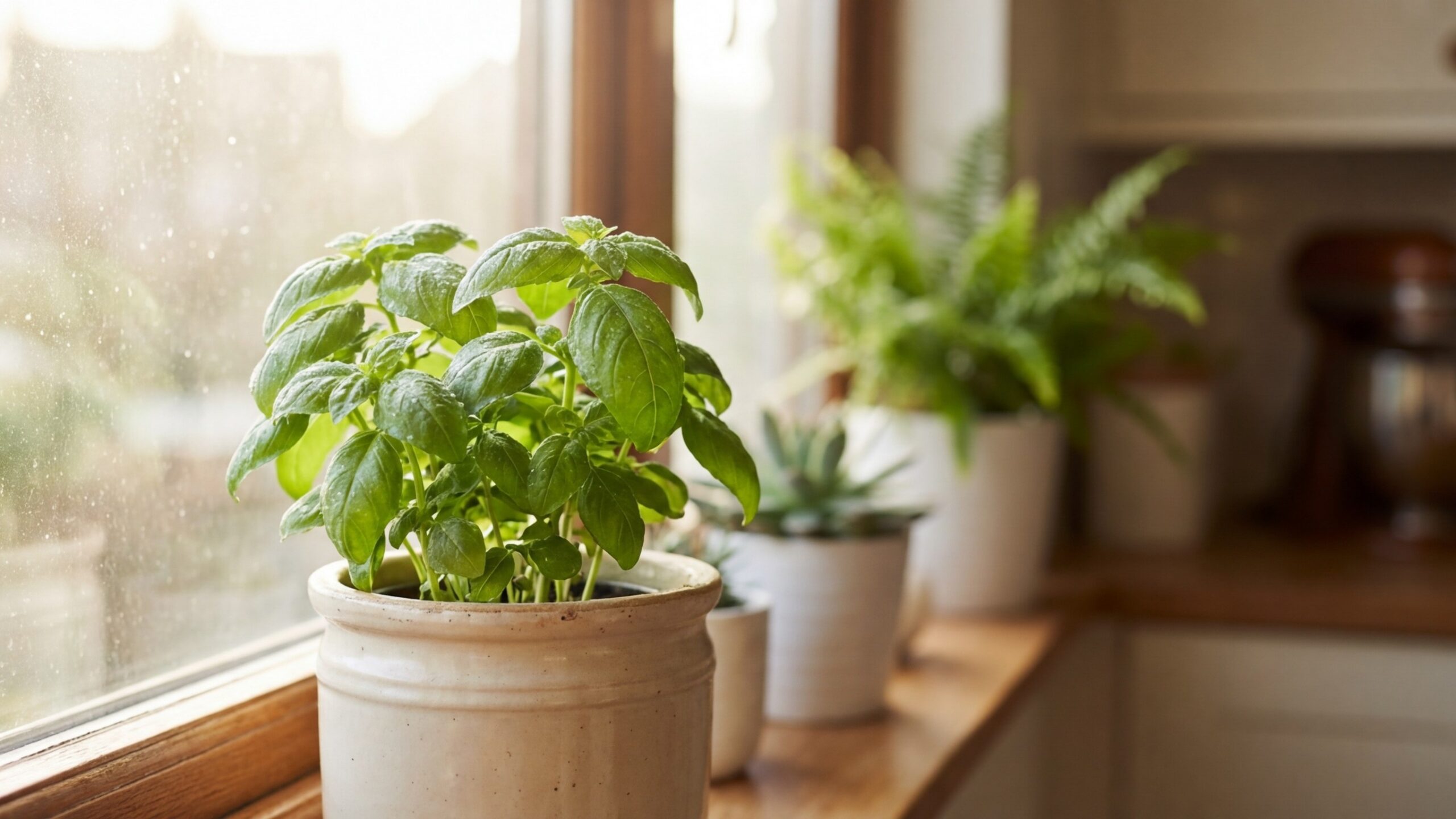 Das Basilikum-Geheimnis: Wie eine Pflanze Ihre Zimmerpflanzen vor Schädlingen bewahrt