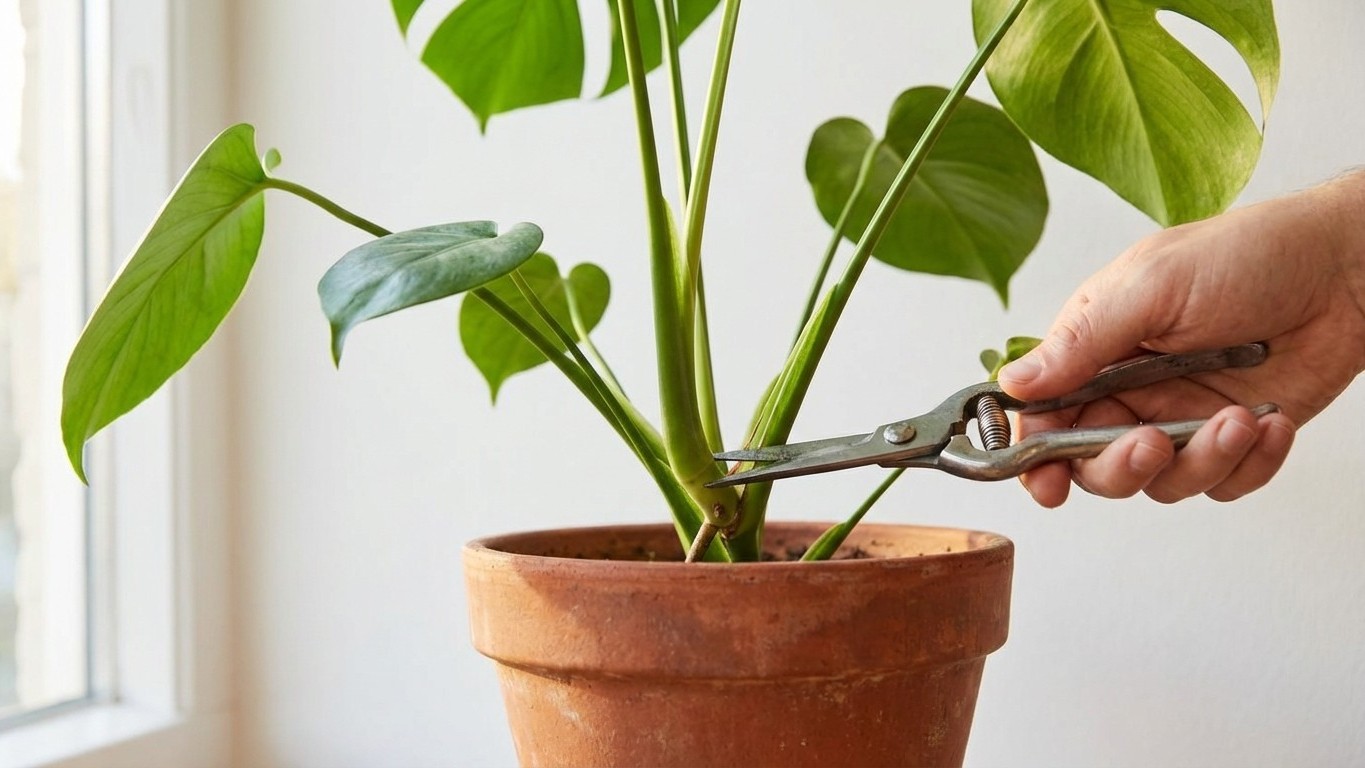 Der März-Schnitt-Fehler: Warum 90% der Zimmerpflanzern ihren Pflanzen jetzt schaden