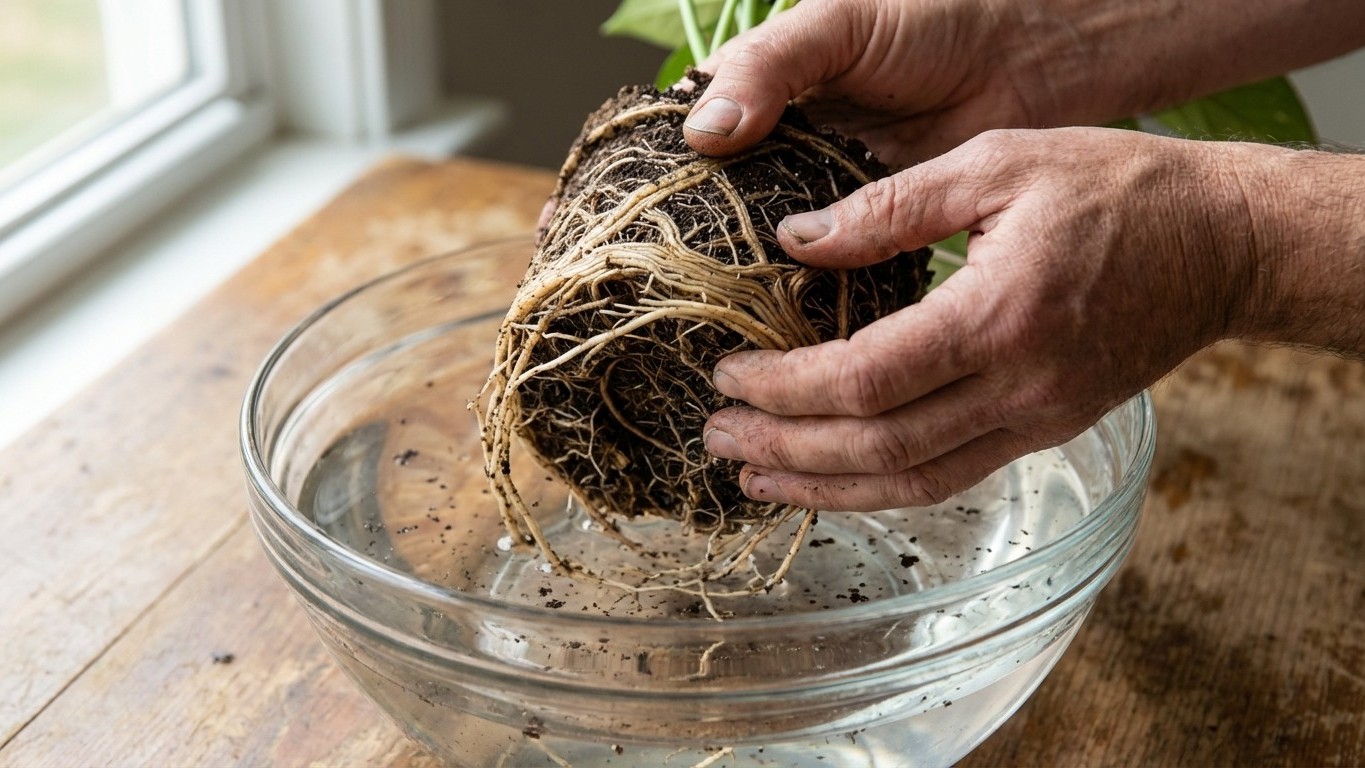 Der Wurzelfehler, der deine Zimmerpflanzen erstickt – und wie du ihn heute noch behebst