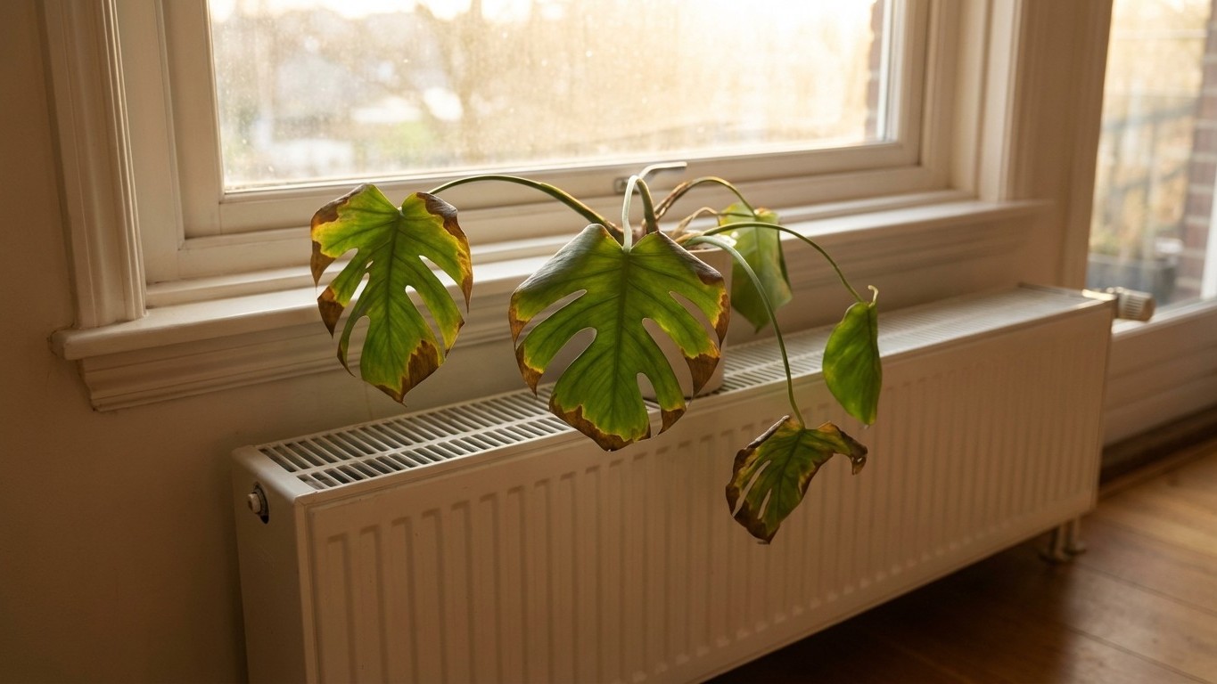 Jahrelang falsch platziert: Warum deine Pflanzen neben der Heizung sterben – und wie du es sofort fixst