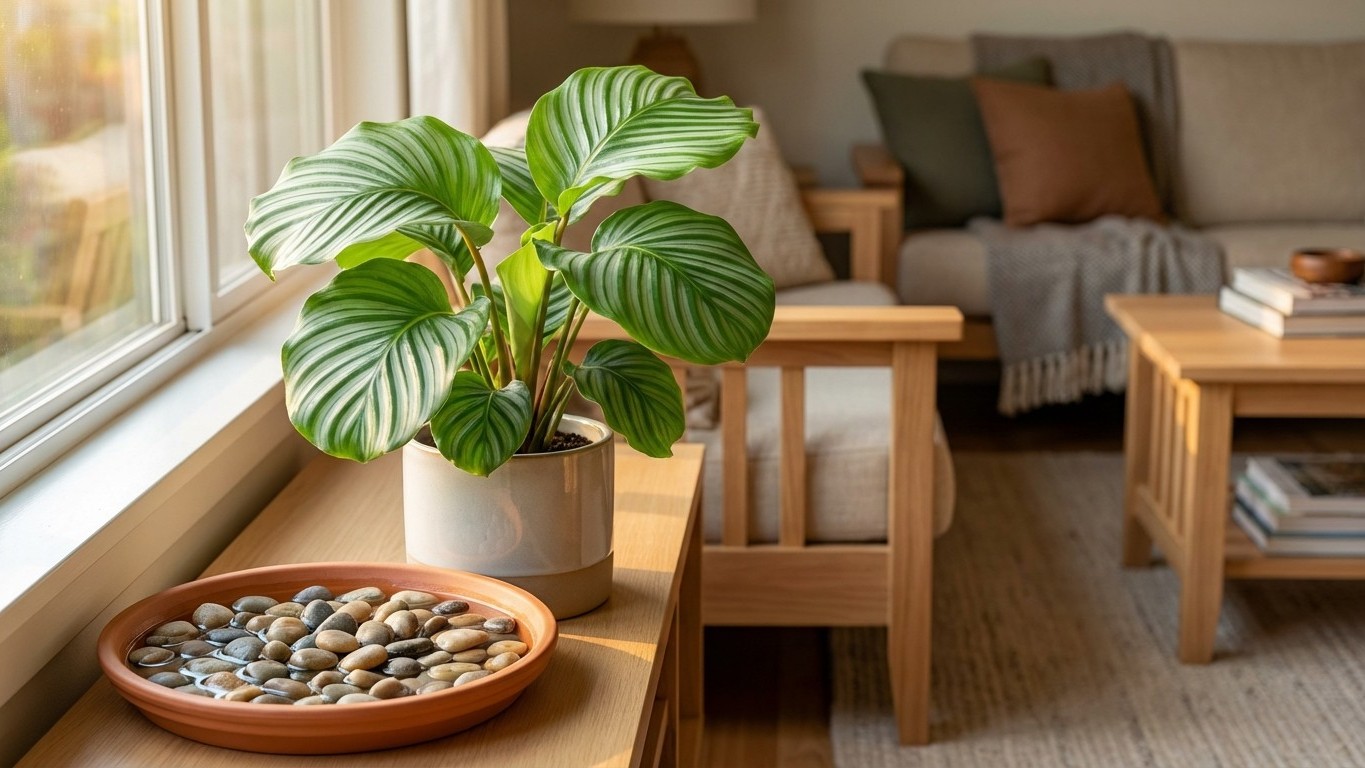 Meine Calathea hat endlich aufgehört zu vertrocknen, seit ich diesen simplen Trick anwende