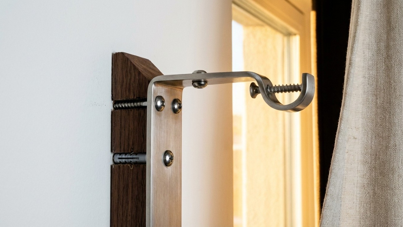 Meine Gardinenstange hält endlich bombenfest in der Rigipswand – dank diesem simplen Trick