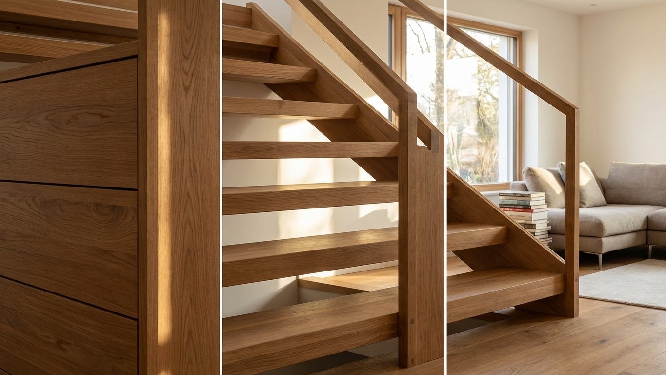 Meine Holztreppe hat 20 Jahre gequietscht, bis mir ein Schreiner diesen Trick verraten hat