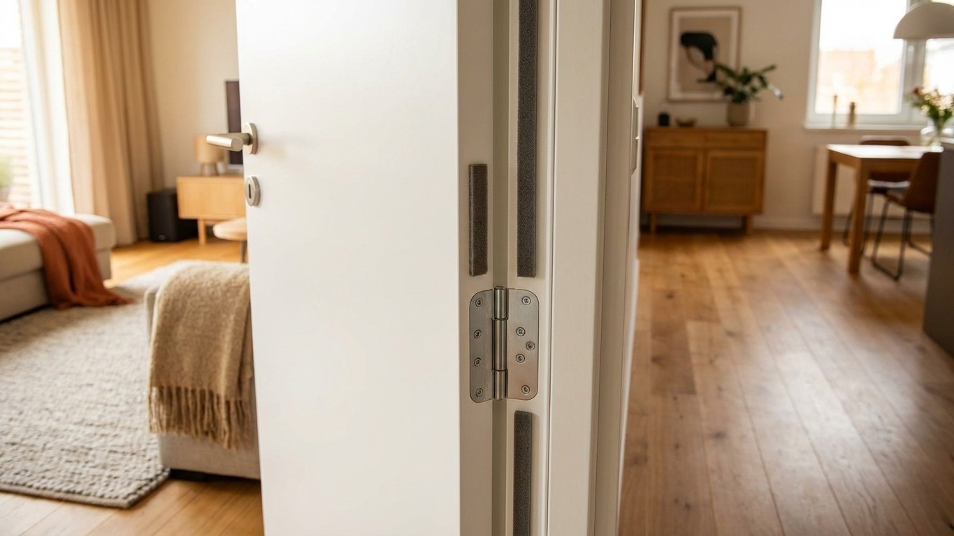 Meine Innentür war ein Lärmdesaster, bis ich diese drei Tricks ohne Austausch entdeckte