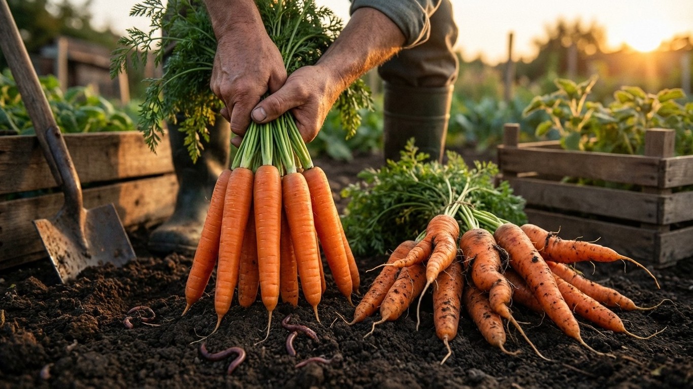 Meine Möhren wuchsen jahrelang krumm, bis mir ein alter Gärtner diesen Fehler beim Säen zeigte