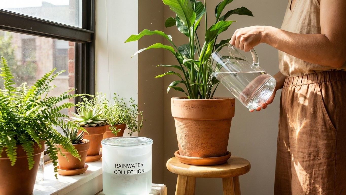 Regenwasser für zimmerpflanzen: sammeln, lagern und sicher verwenden