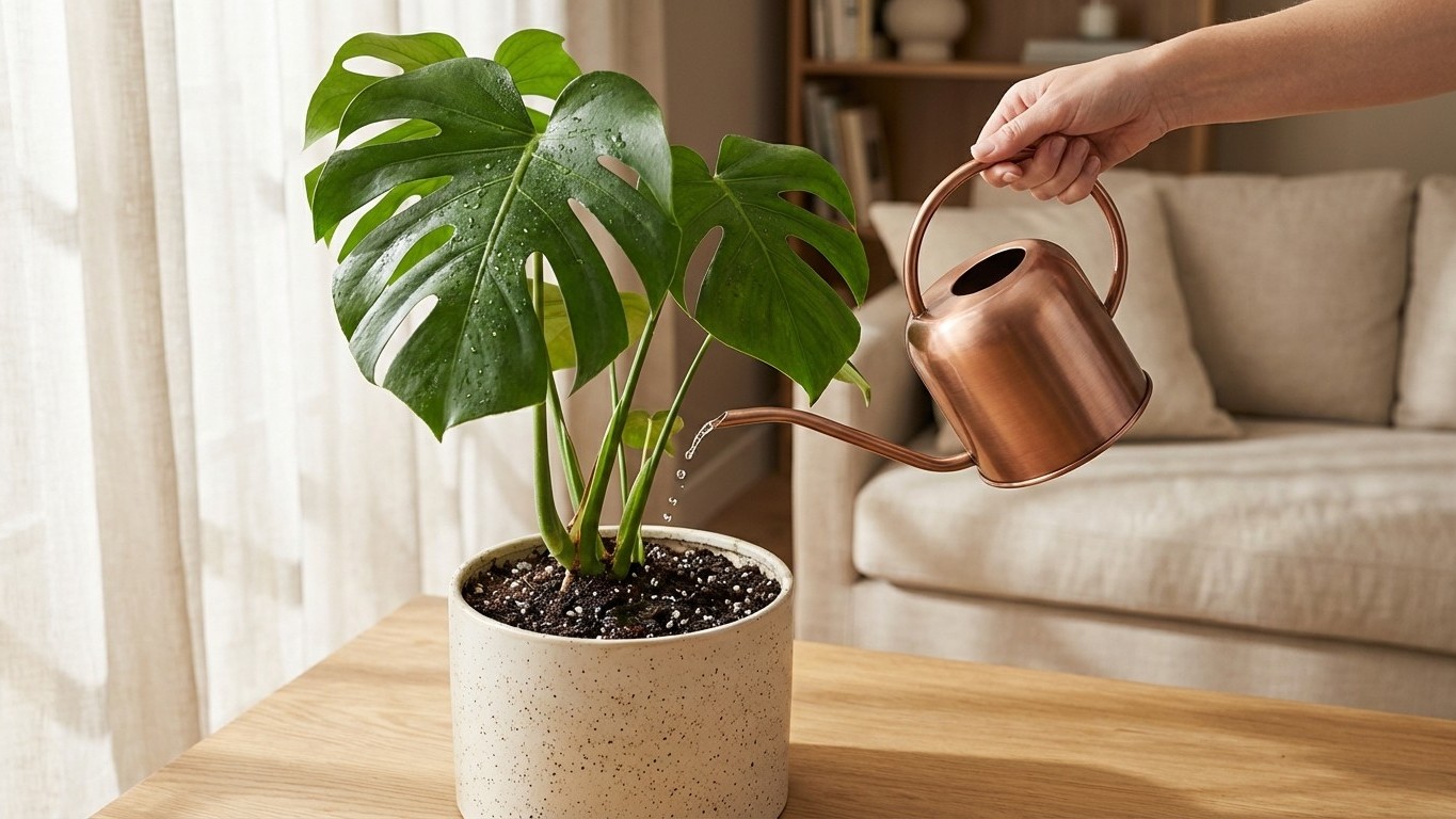 Tropische zimmerpflanzen richtig gießen: gleichmäßig feucht statt nass