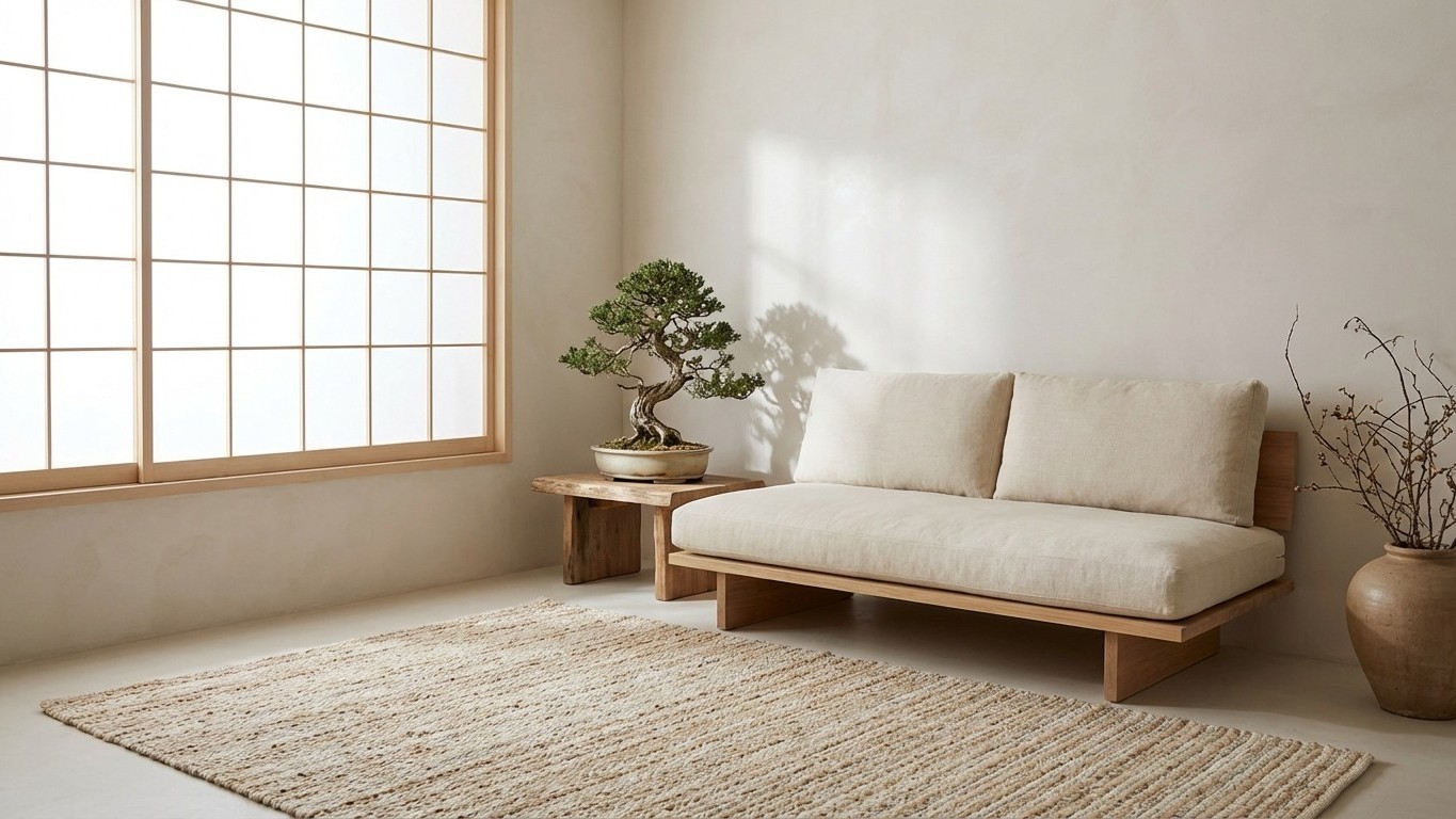 Verwandle dein Wohnzimmer: Japanische Deko-Geheimnisse für Sinnlichkeit und Gemütlichkeit