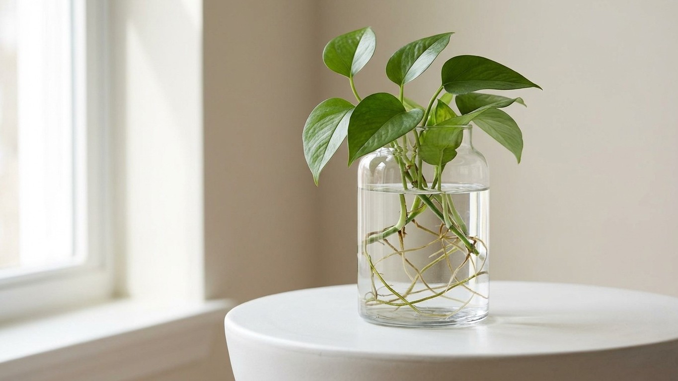 Wassergärten statt Blumentöpfe: Diese Zimmerpflanzen brauchen keine Erde