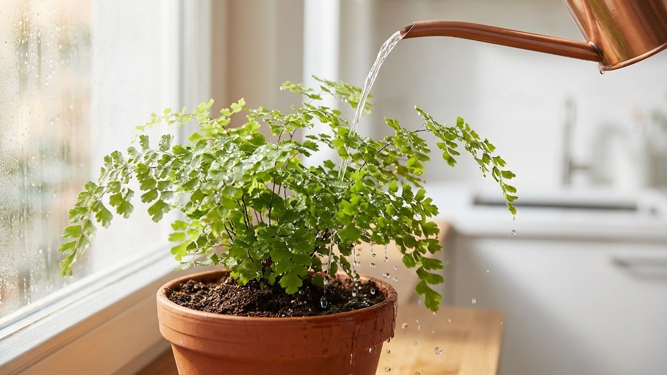 Welches wasser für zimmerpflanzen? leitungswasser, kalk, regenwasser und temperatur