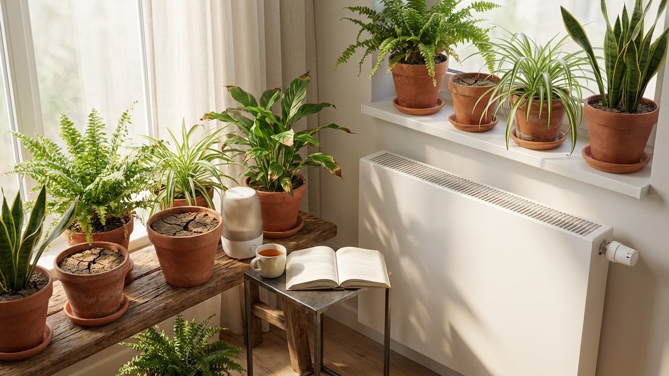 Zimmerpflanzen gießen bei heizungsluft: so verhinderst du trockenschäden