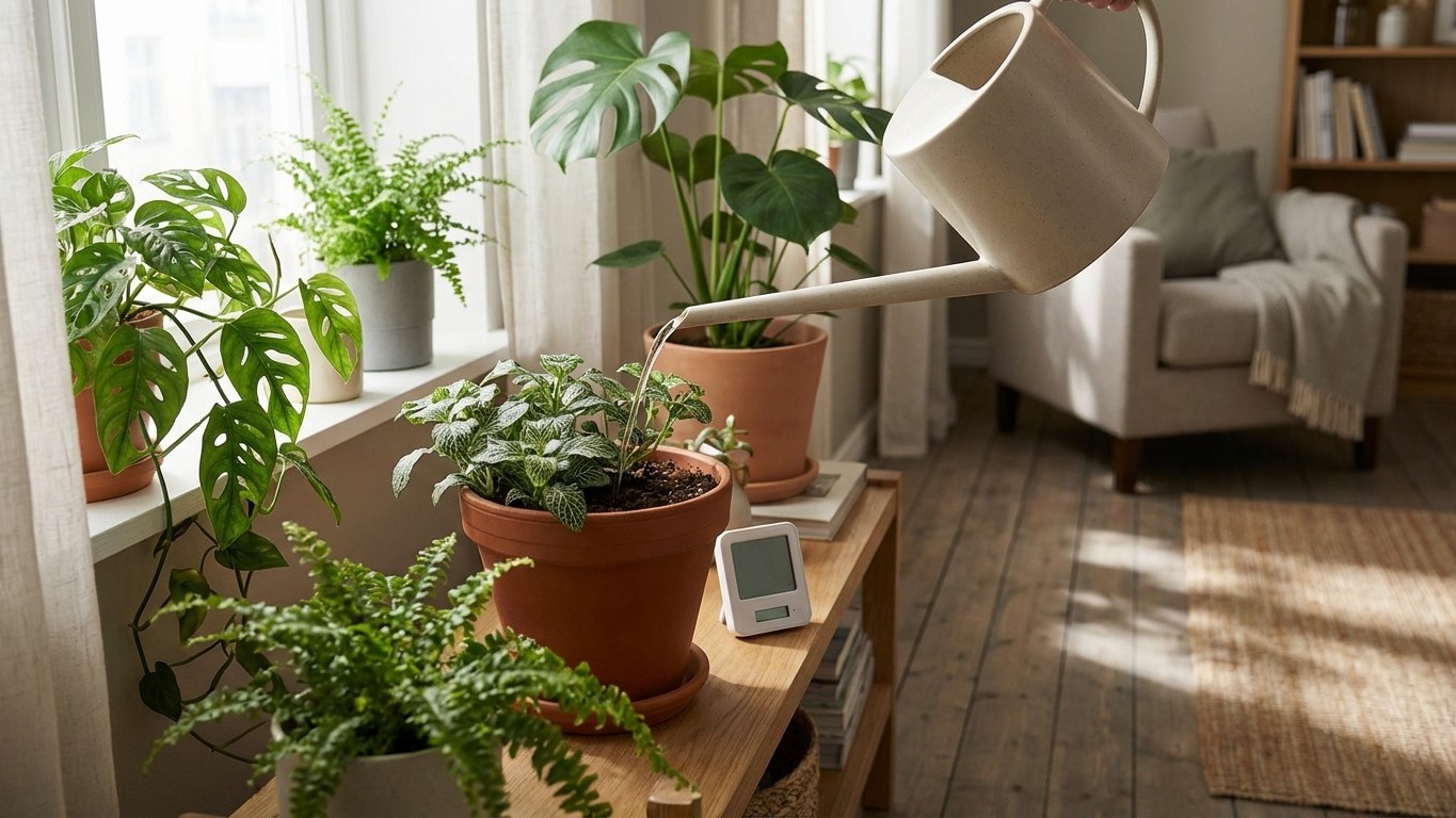 Luftfeuchtigkeit und gießen: wie stark sich beides beeinflusst