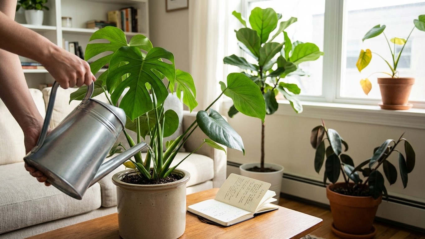 Zimmerpflanzen pflege: arten, richtig gießen und häufige fehler vermeiden