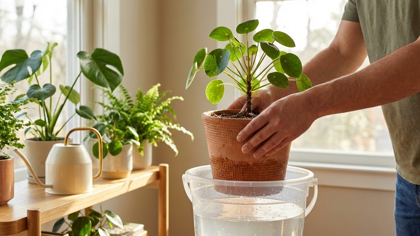 Zimmerpflanzen tauchen statt gießen: anleitung, vorteile und risiken