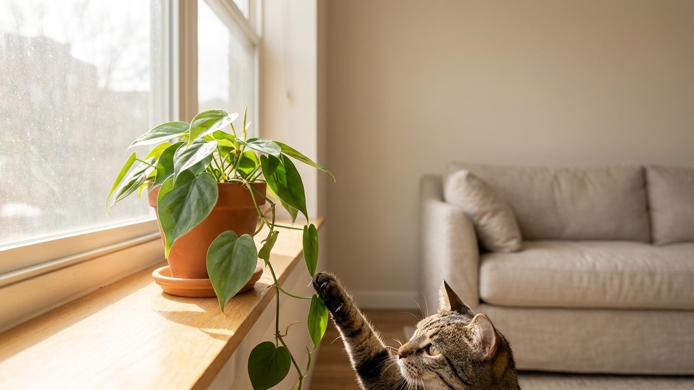 Achtung Katzenbesitzer: Diese 6 beliebten Zimmerpflanzen sind tödlich giftig – eine steht in fast jedem Wohnzimmer
