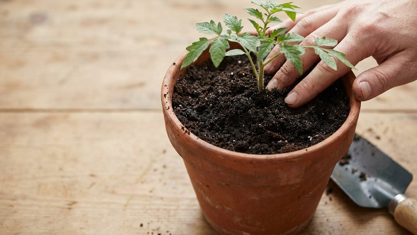 Das Geheimnis der Adventivwurzeln: Warum tiefes Einpflanzen deine Tomatenernte verdreifacht