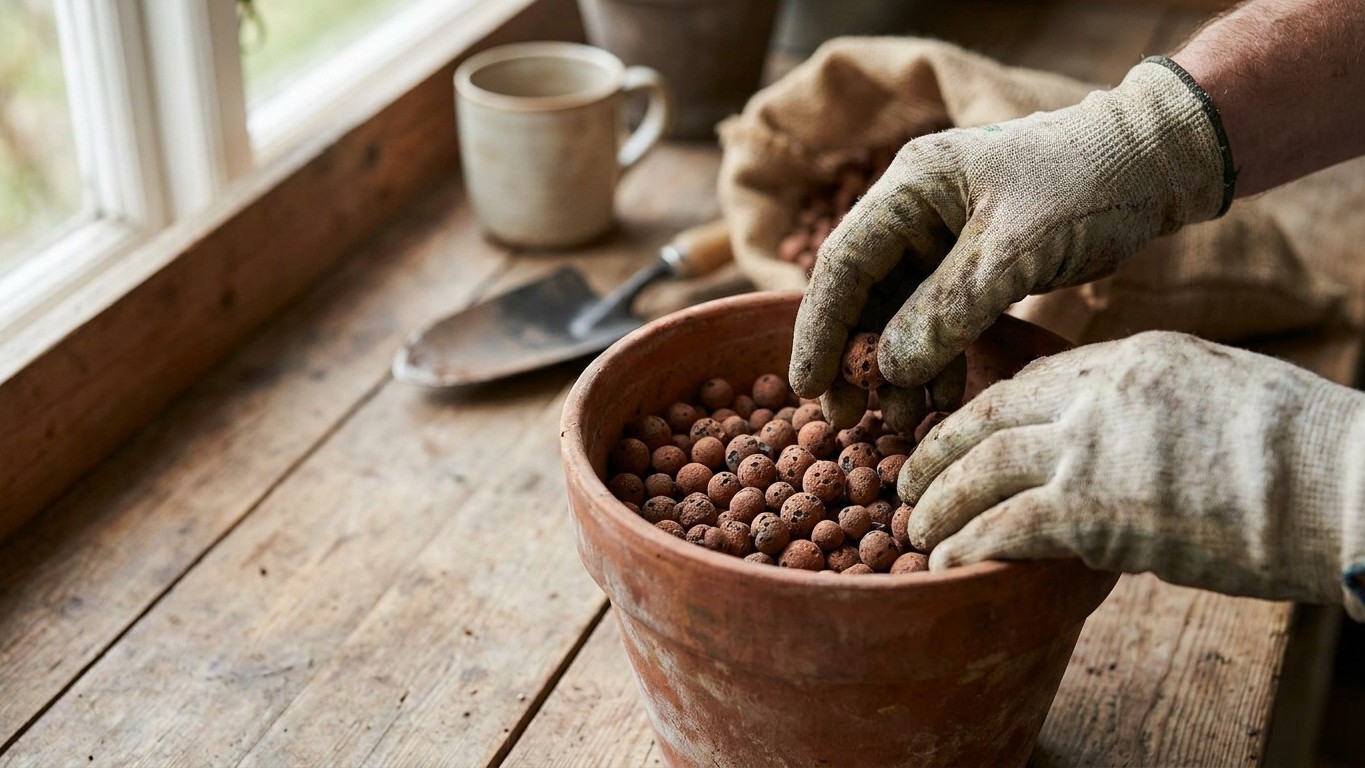 Der eine Griff beim Umtopfen, der Schimmel für immer verhindert
