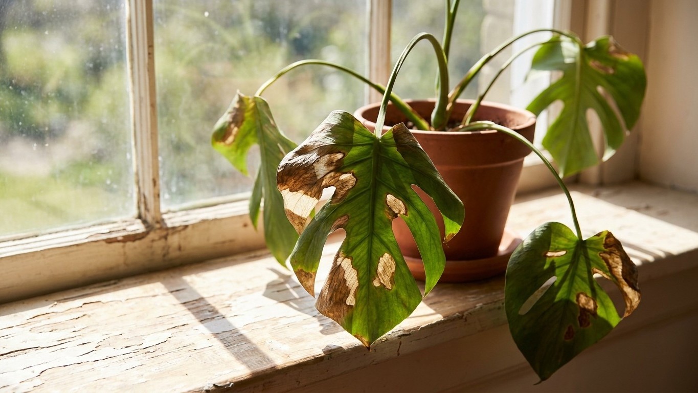 Südlicht-Desaster: Warum meine Monstera nach drei Tagen am Südfenster zusammenbrach