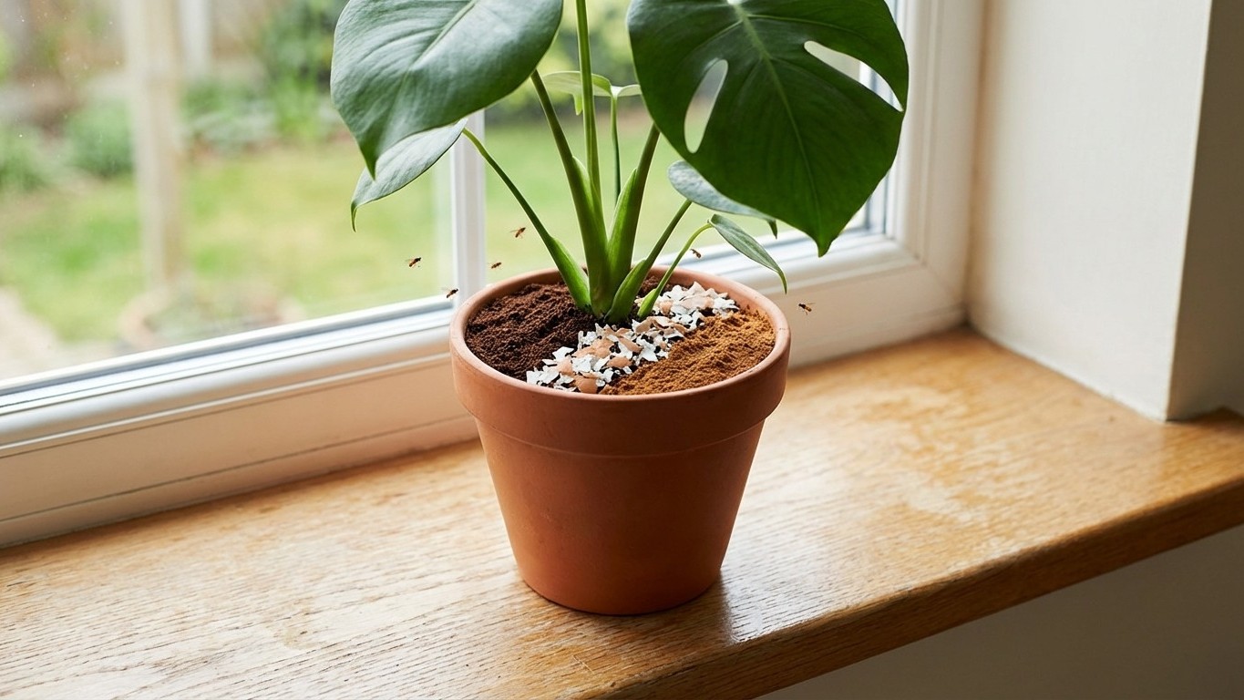 Trauermücken ade: Wie Kaffeesatz, Eierschalen und Zimt deine Pflanzen retten