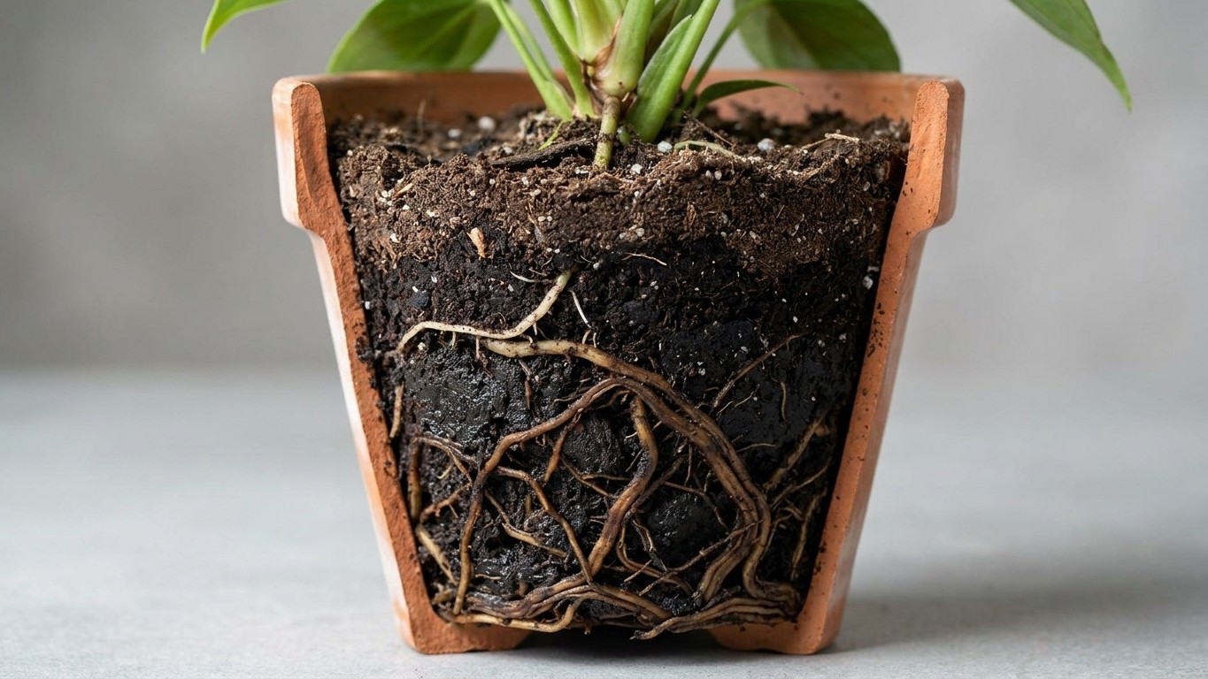 Warum Kieselsteine im Blumentopf deine Pflanzen töten – und was wirklich hilft
