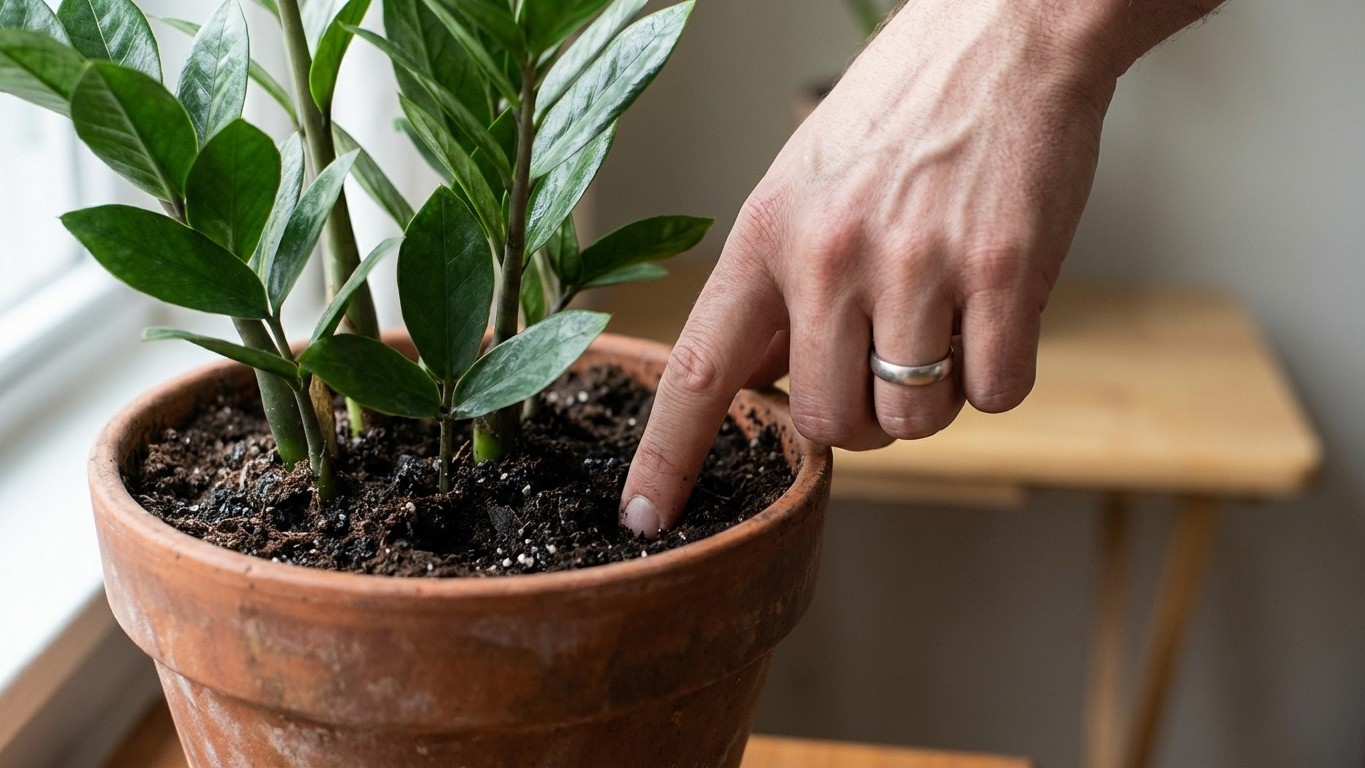 Zamioculcas stirbt nicht trotz Pflege – sondern wegen dieses einen Gießfehlers