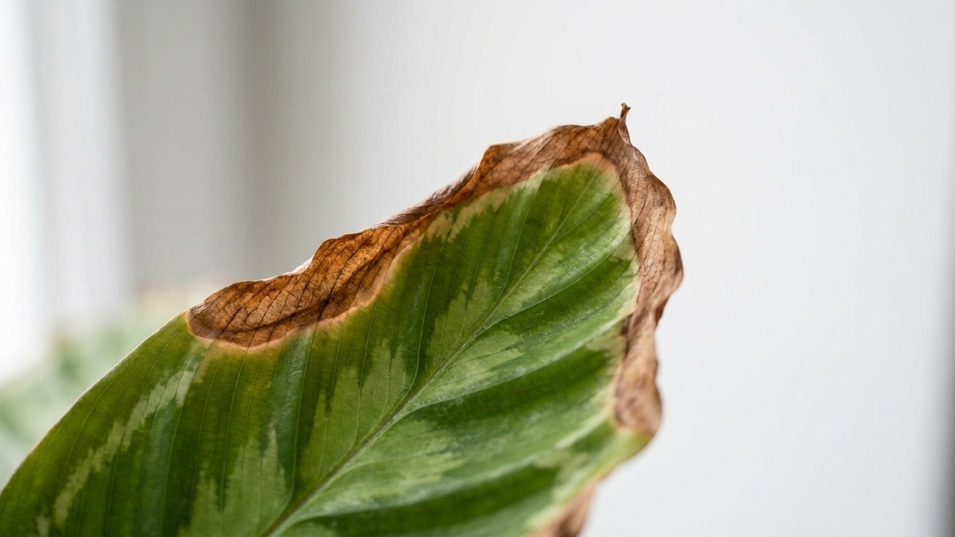 Leitungswasser-Falle: Warum Ihre Calathea braune Blattränder bekommt – und wie Sie es verhindern