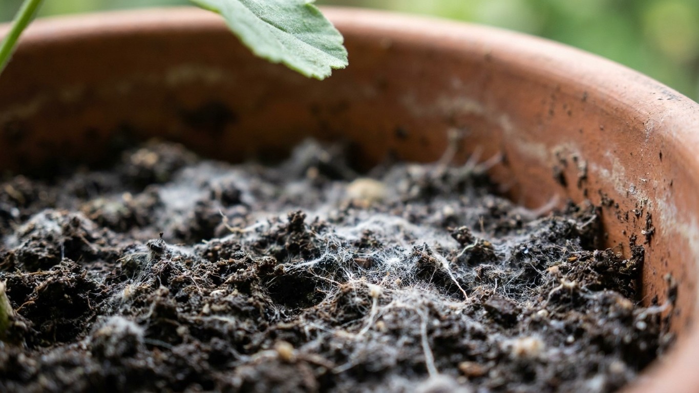 Der weiße Belag auf meiner Blumenerde war kein Kalk – und das hätte meine Pflanze fast ruiniert