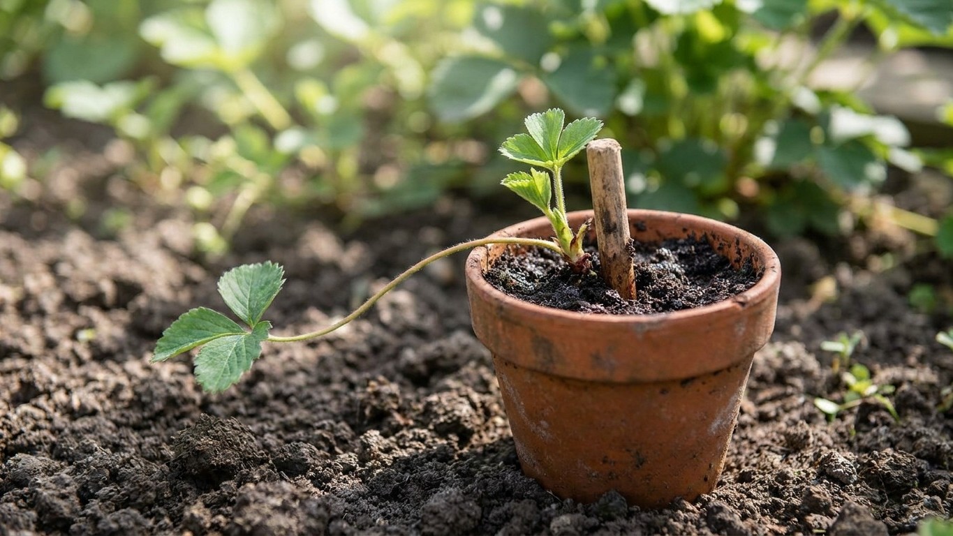 Erdbeeren vermehren im Sommer: Ableger setzen für reiche Ernten
