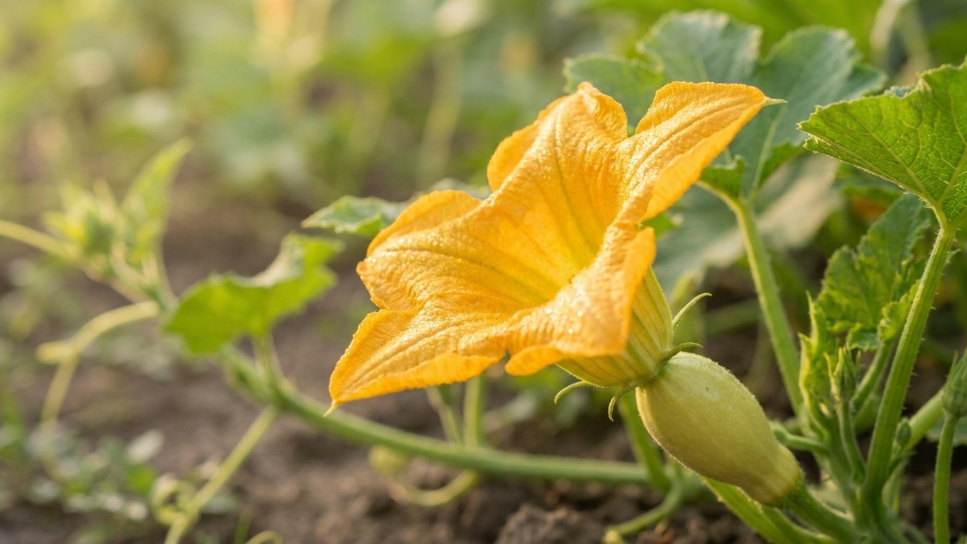 Ich sah meine Zucchini jeden Sommer üppig blühen ohne eine einzige Frucht: als ich die Blüten am Morgen genauer ansah, ver...