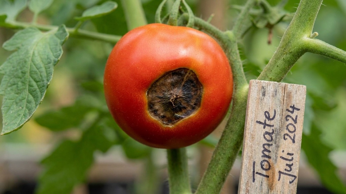 Erfahrene Gärtner streuen bei schwarzen Flecken an den Tomaten nie Kalk in die Erde: die Ursache sitzt ganz woanders