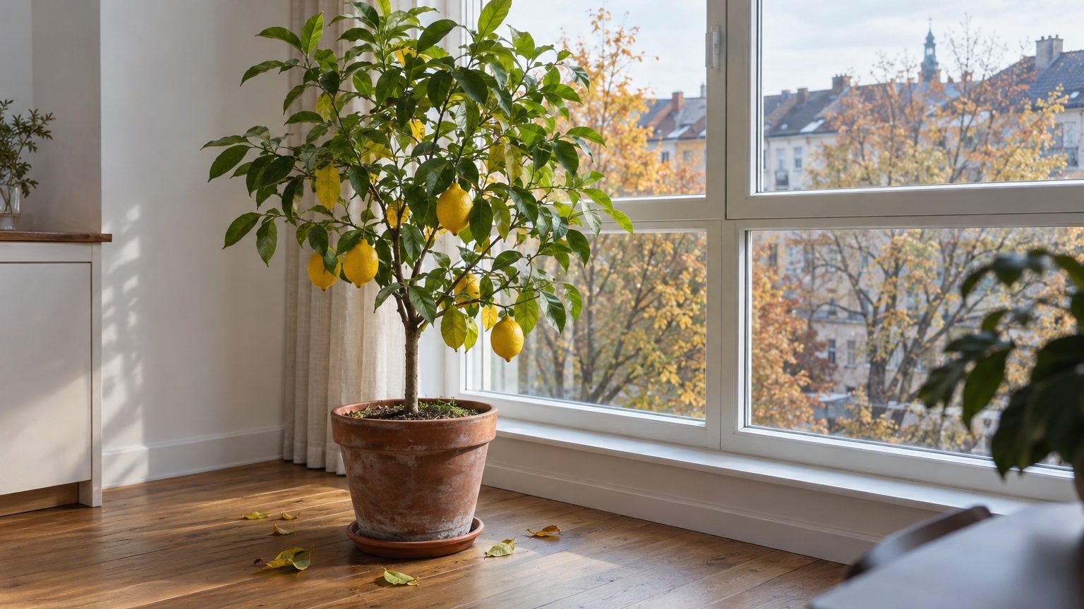 Zitronenbaum verliert Blätter im Winter: Kalte Wurzeln, Lichtmangel oder Staunässe – so finden Sie die Ursache